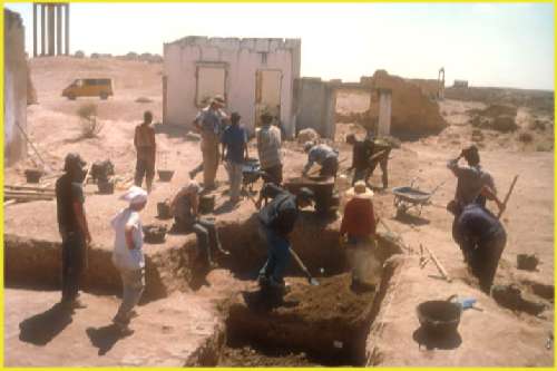 Qatna. Archeologi al lavoro (acropoli, palazzo Reale)